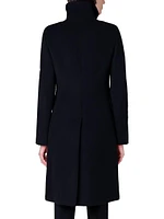 Long Wool-Blend Coat