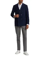 COLLECTION Double Breasted Corduroy Sportcoat