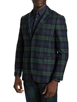 COLLECTION Plaid Wool Sport Coat