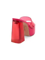 Dolly Vinyl Platform Mules