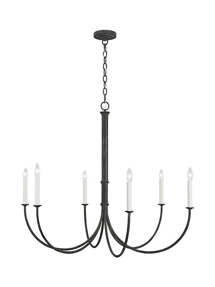 Visual Comfort Studio Steel Chandelier