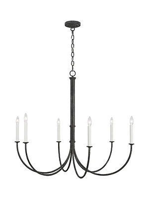 Visual Comfort Studio Steel Chandelier