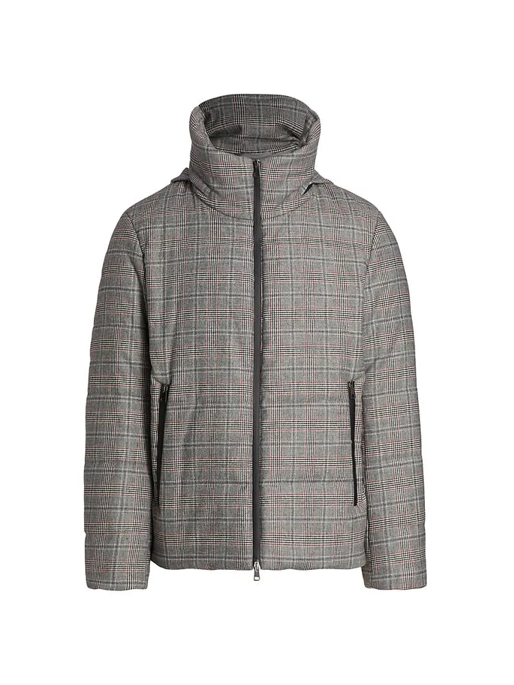 COLLECTION Plaid Puffer Jacket