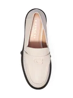 Leah Leather Lug-Sole Loafers