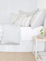 Carter Striped Linen-Blend Duvet