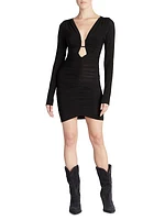 Jordana Ruched Body-Con Minidress