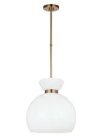 Visual Comfort Studio Londyn Burnished Brass Round Pendant