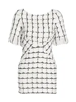 Woven Bodycon Mini Dress