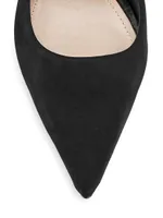 Lou Pointed-Toe Nubuck Pumps