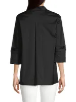 Ruched Sleeve Tunic