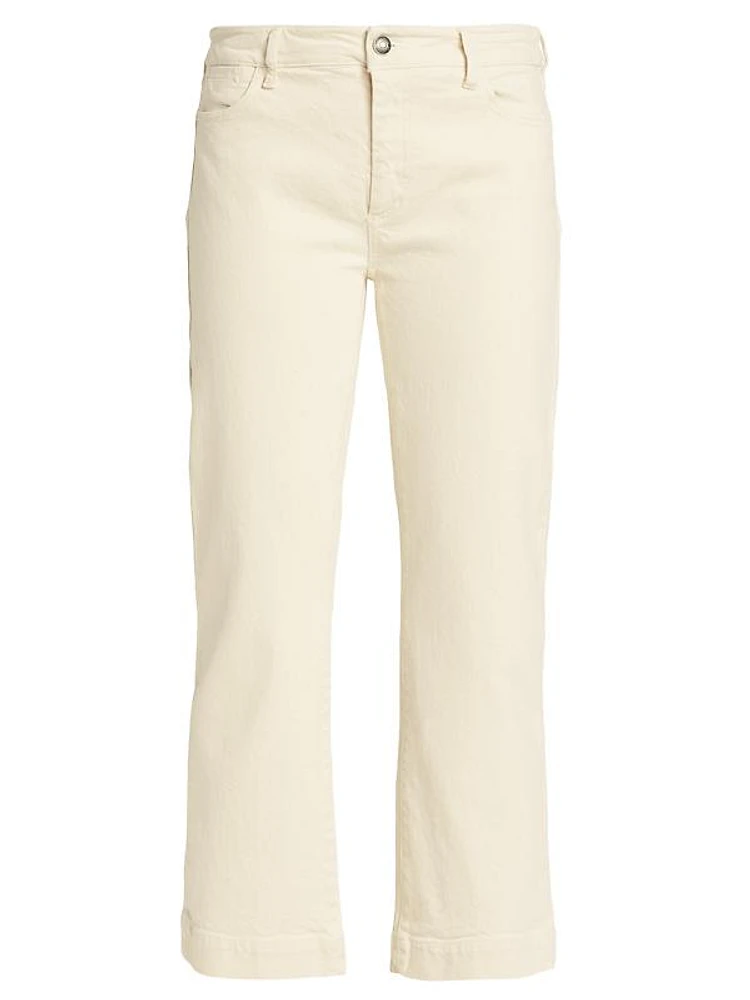 Luciana Low-Rise Stretch Crop Jeans