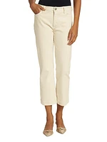 Luciana Low-Rise Stretch Crop Jeans
