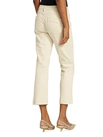 Luciana Low-Rise Stretch Crop Jeans