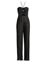 Miriam Cut-Out Pleated Jumpsuit