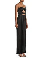 Miriam Cut-Out Pleated Jumpsuit