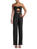 Miriam Cut-Out Pleated Jumpsuit