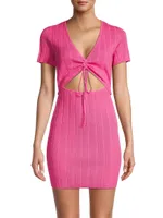 Gianni Cut-Out Minidress