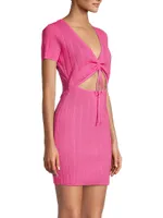 Gianni Cut-Out Minidress