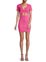 Gianni Cut-Out Minidress