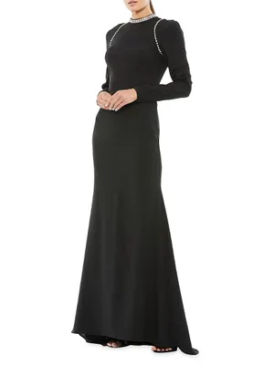 Ieena Jersey Sheath Gown