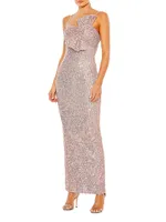 Metallic Sheath Gown