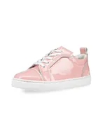 Little Girl's & Funnyto Flat Patent Sneakers