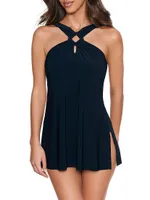 Beverly Square-Cut Swimdress