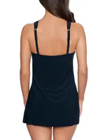 Beverly Square-Cut Swimdress