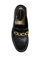 Cara Classic Logo Moccasin Loafers