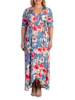 Meadow Dream Wrap Maxi Dress