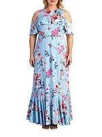 Piper Cold-Shoulder Maxi Dress