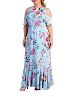 Piper Cold-Shoulder Maxi Dress