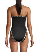 Bishop Strapless Studded One-Piece Swimsuit