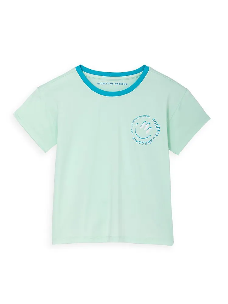 Little Girl's & Boxy Active T-Shirt