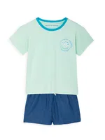 Little Girl's & Boxy Active T-Shirt