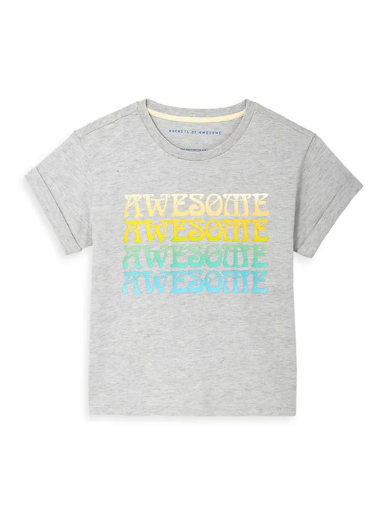 Little Girl's & Awesome Boxy T-Shirt