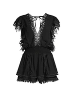 Raja Lace Trim Romper