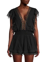 Raja Lace Trim Romper