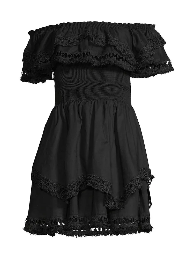 Wyatt Lace-Trim Dress