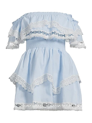 Wyatt Lace-Trim Dress