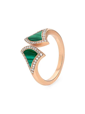 Divas' Dream 18K Rose Gold, Malachite