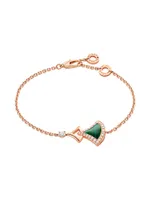 Divas' Dream 18K Rose Gold, Malachite