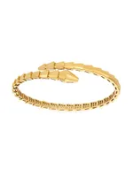 Serpenti Viper 18K Yellow Gold Wrap Bracelet