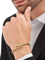 Serpenti Viper 18K Yellow Gold Wrap Bracelet