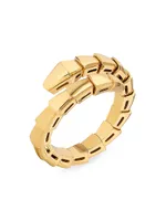 Serpenti Viper 18K Yellow Gold Wrap Ring