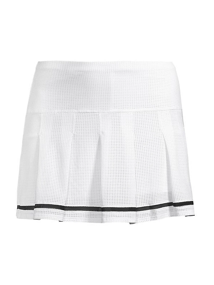 Pleated Miniskirt