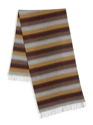 COLLECTION Brushed Striped Scarf