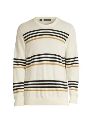 COLLECTION Striped Cashmere Sweater