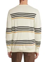 COLLECTION Striped Cashmere Sweater