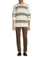 COLLECTION Striped Cashmere Sweater